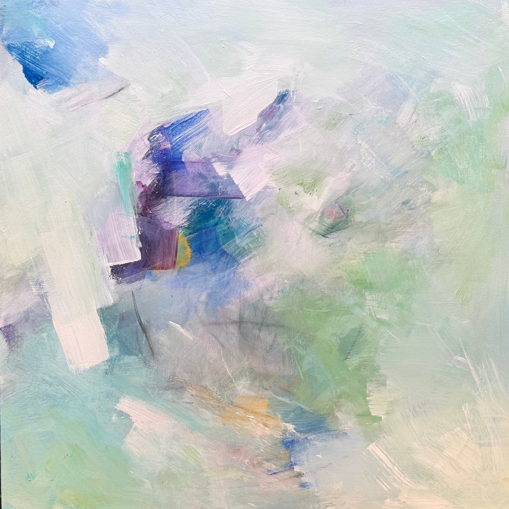 Cool Clouds / Abstract Acrylic Painting