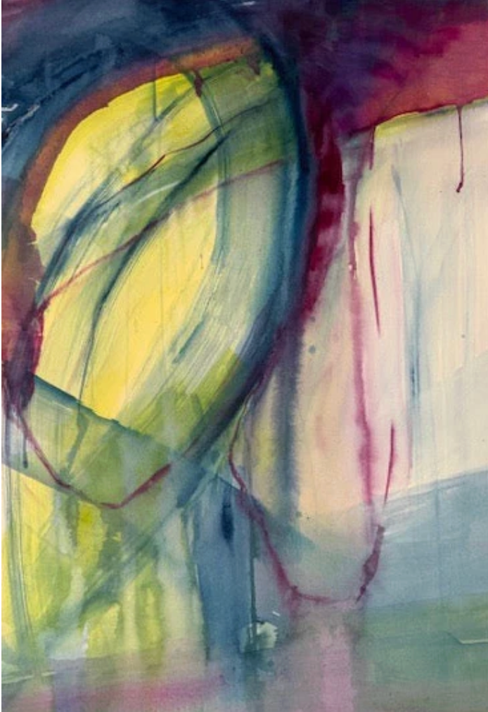 Work on paper - Blue + Yellow