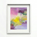 Small-Format Oil Painting on Canvas - Original Abstract Work / Sara Roberts Art