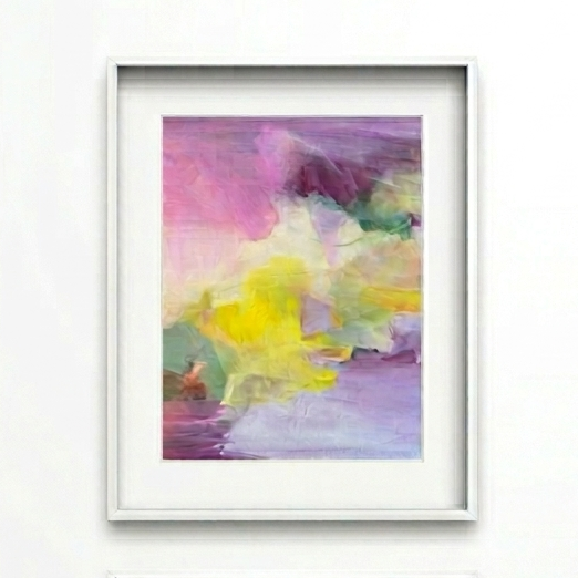 Small-Format Oil Painting on Canvas - Original Abstract Work / Sara Roberts Art